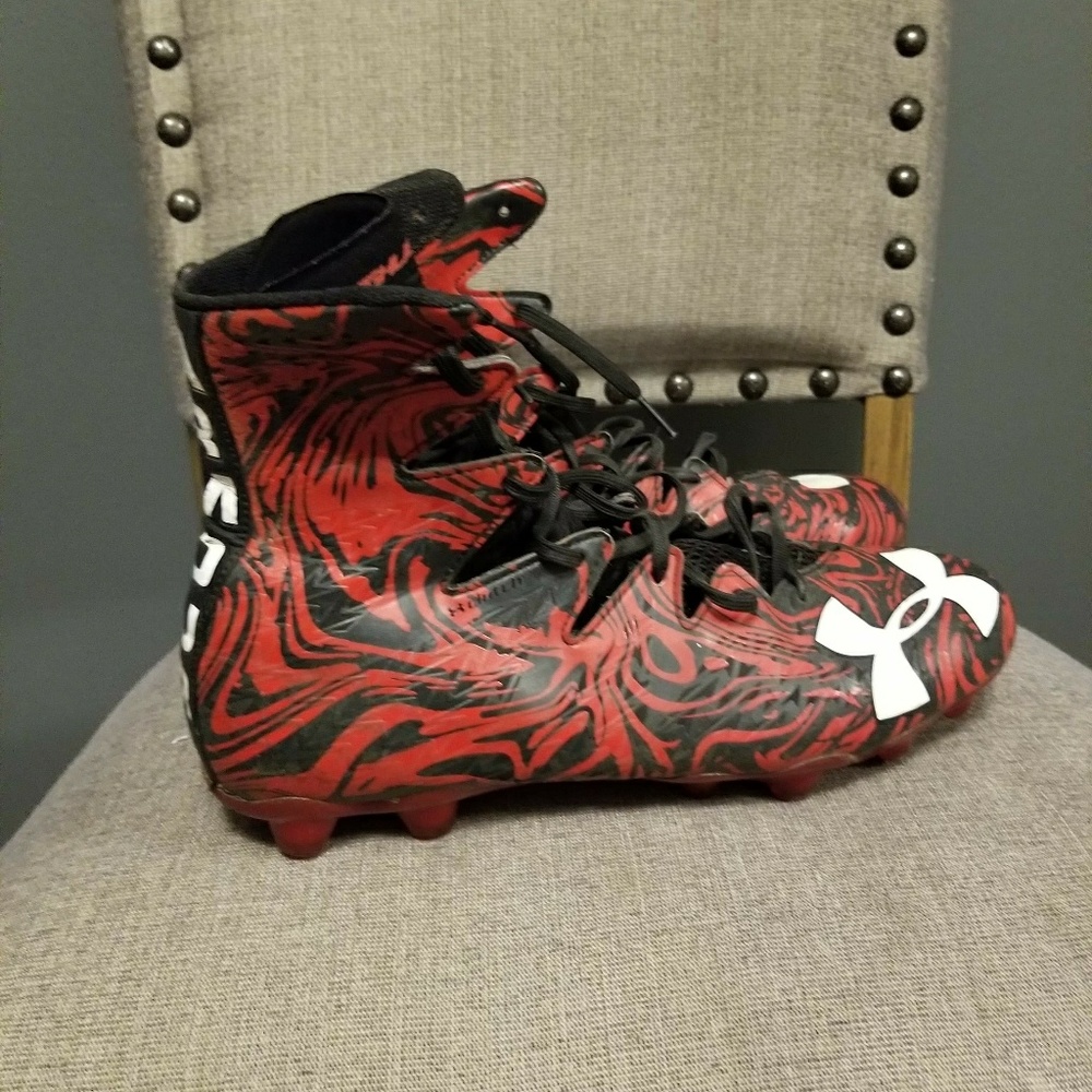 Football cleats (Underarmour highlights)